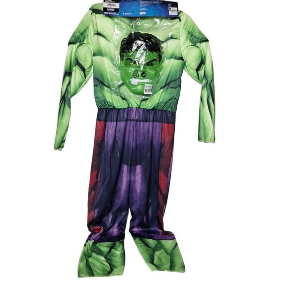 Marvel Avengers Incredible Hulk Halloween Costume Large 12 14 - Picture 2 of 3